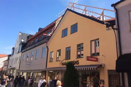 Påbyggnad av en våning i Visby
