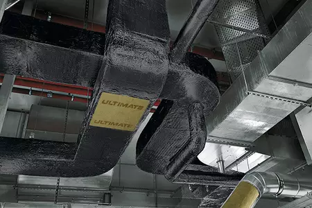 Utvändig brandisolering av ventilationskanaler