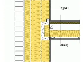 K:211 Yttervägg - Mellanbjälklag