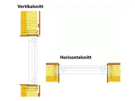K:305 Yttervägg - Fönster alternativ 2