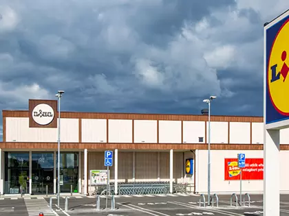 Lidl, Visby – klimatneutral livsmedelsbutik