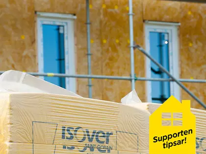 ISOVER supporten tipsar om byggnader