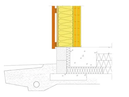 K:303 Grund - Yttervägg alternativ 3