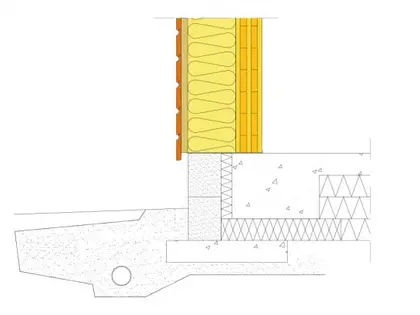 K:301 Grund - Yttervägg alternativ 1