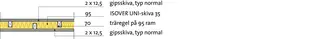 IT:03 Träregelinnervägg [EI60] [48 dB]