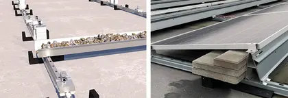 Exempel på ballast för solceller