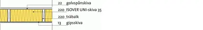 MT:01 Träbjälklag [REI30] [40 dB]
