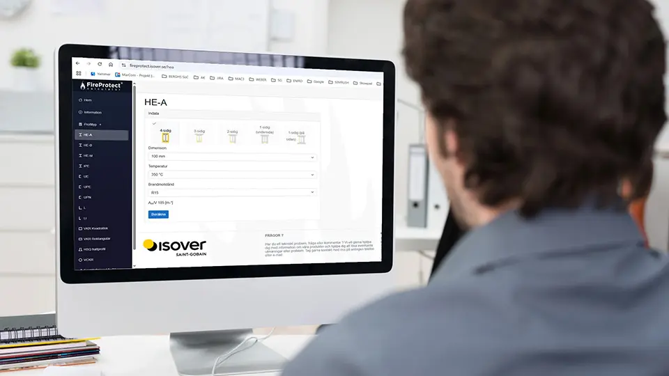 Isover Fireprotect calc