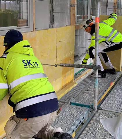 Kv Kåbo i Uppsala har ISOVER Skalmursskiva 32