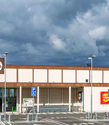 Lidl, Visby – klimatneutral livsmedelsbutik