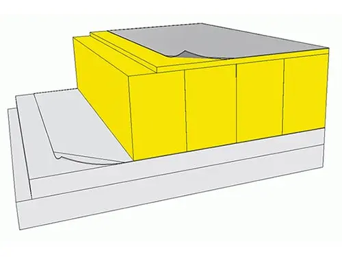LB:75 Plant papptak betongstomme, lamell [57 dB]
