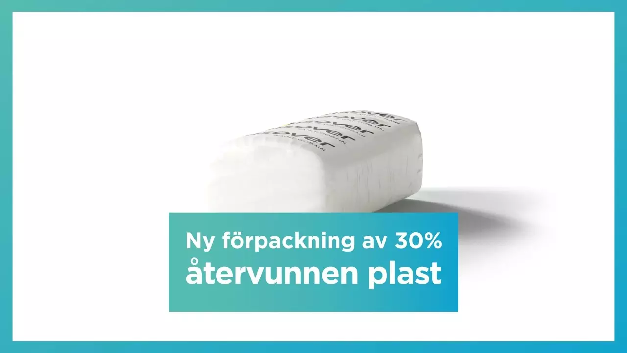 Återvunnet material i Isovers förpackningar thumbnail