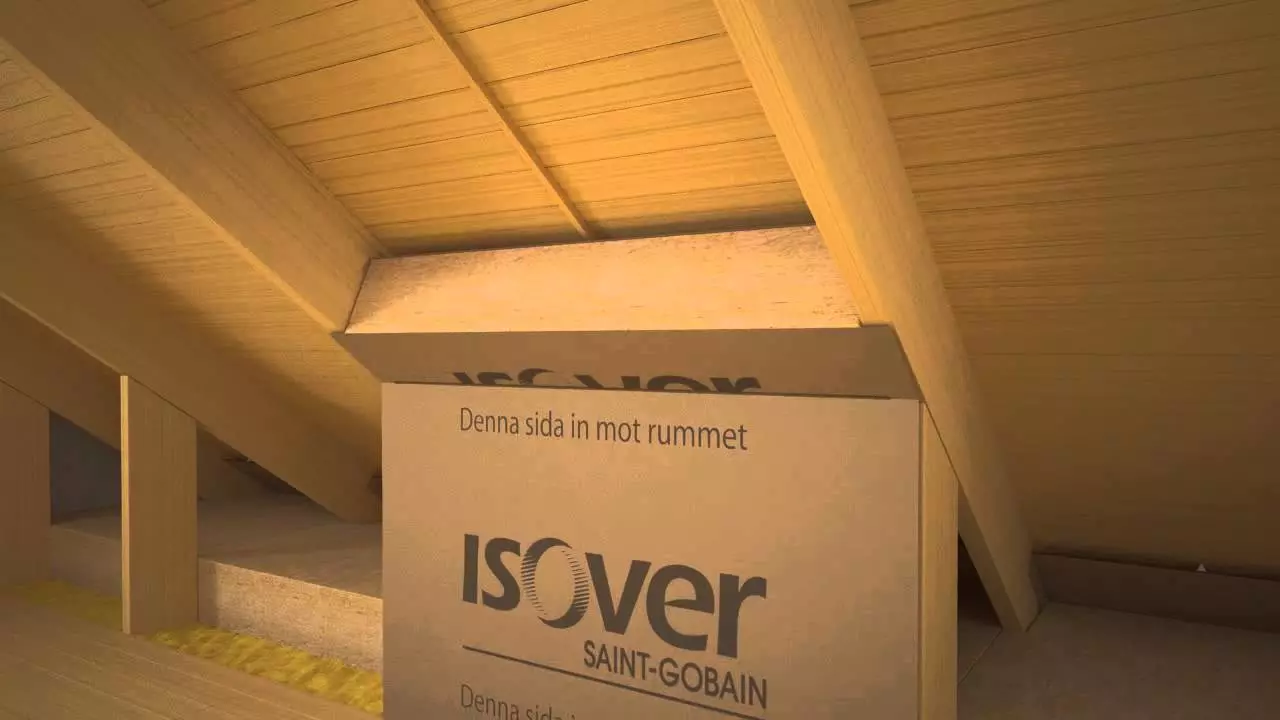 Isolera takfoten med ISOVER thumbnail