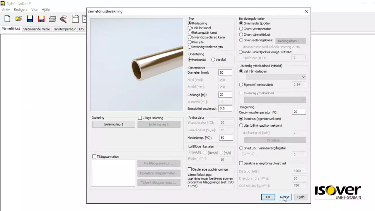 ISOVER IsoDim® - Förklaring flikar - kapitel 2 thumbnail